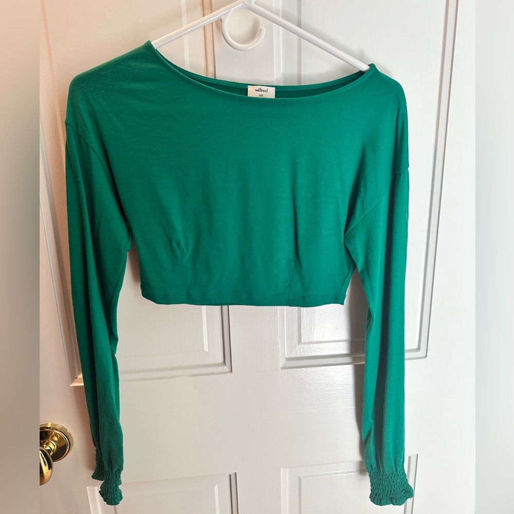 Aritzia Wilfred Enzo cropped top